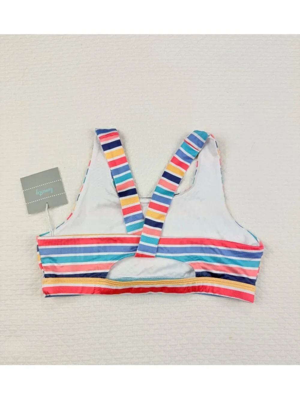 Honesty Girls Activewear Set XL 14-16 Striped Athletic Leggings Sports Bra